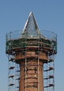 Wasserturm mit neuer Krone
